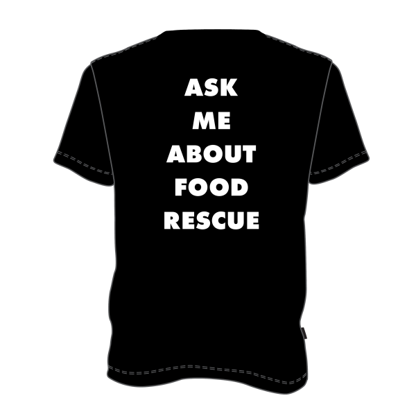 Ask Me About Food Rescue Crew-Neck Tee